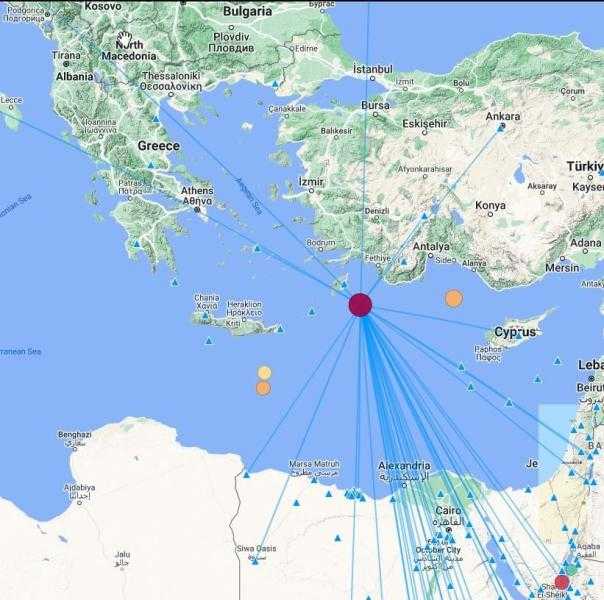 زلزال بقوة 6 ريختر يضرب مصر