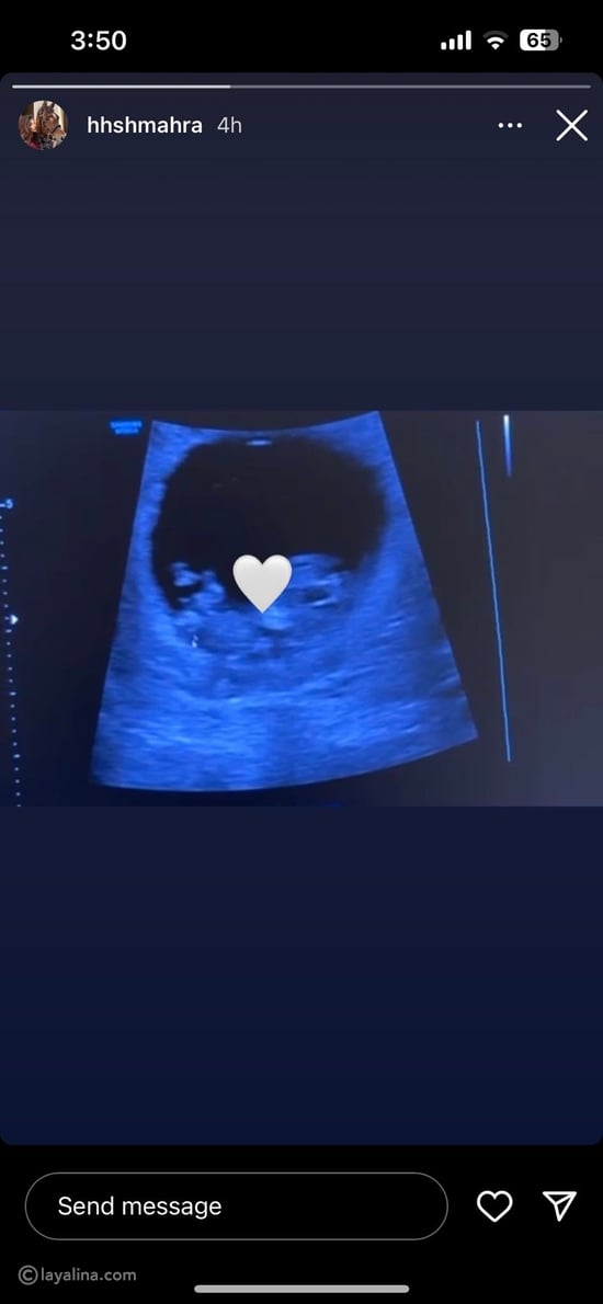 الشيخة مهرة تعلن عن حملها بهذه الطريقة