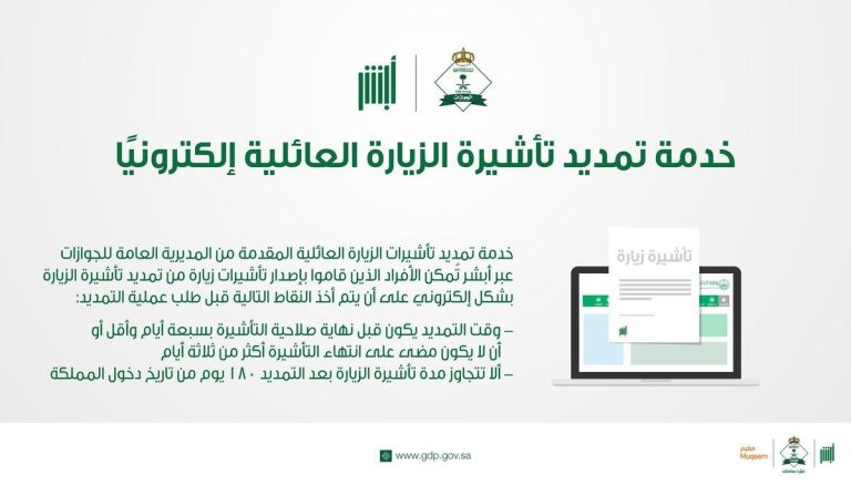 عاجل: السعودية تصدر تنبيه مهم حول تمديد الزيارات العائلية