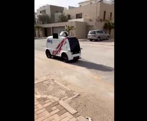 فيديو لتطبيق التوصيل الذكي في السعودية ولا عمال توصيل بعد اليوم