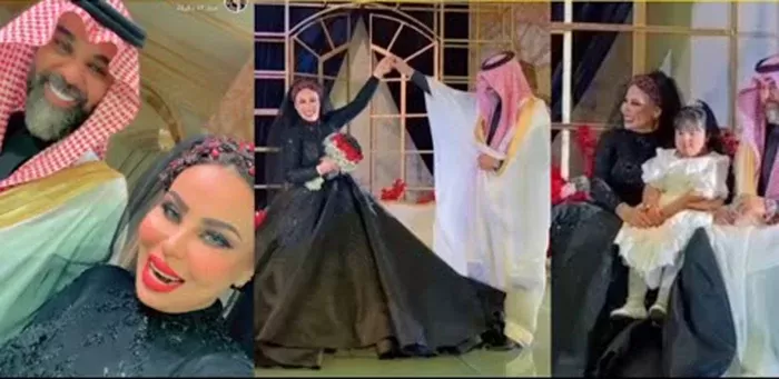 شاهد نهاية صادمة لـ تحدي سباق جري بين الفنانة شمس الأسطورة وعريسها أثناء حفل زفافها بجدة