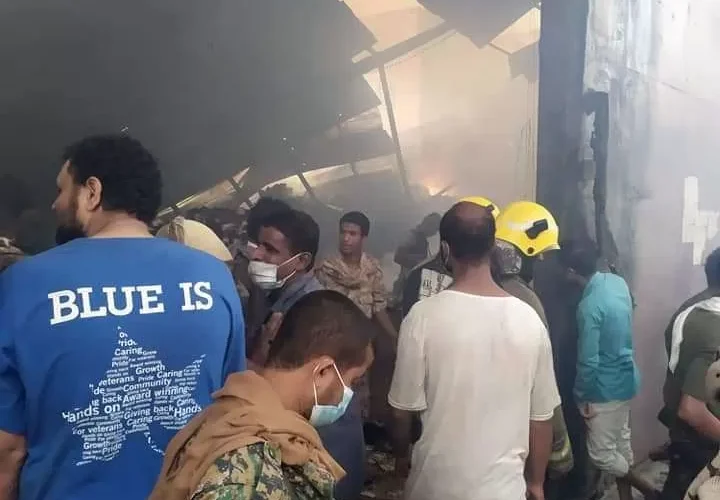 حريق يلتهم ملايين الريالات لرجل أعمال شهير في العاصمة
