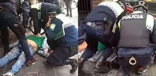 شاهد: فيديو يوثق لحظة مصرع جورج فلويد جديد على يد الشرطة أثناء اعتقاله بالأرجنتين