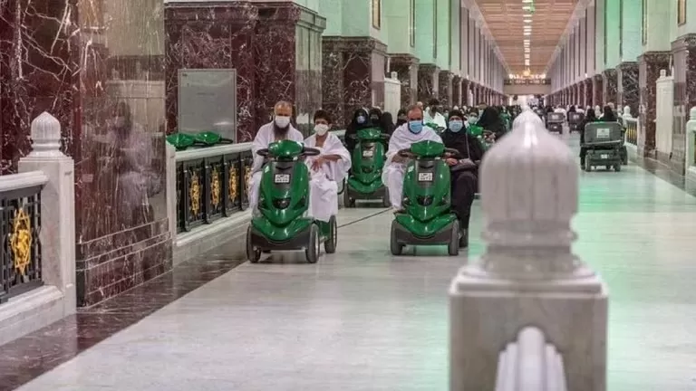 تجهيز 8 آلاف عربة لنقل المعتمرين والمصلين بالمسجد الحرام