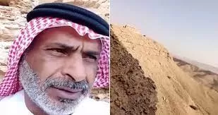 شاهد: فيديو مؤلم لمُسن سعودي قرر البقاء في الصحراء حتى الموت بسبب عقوق ابناءه