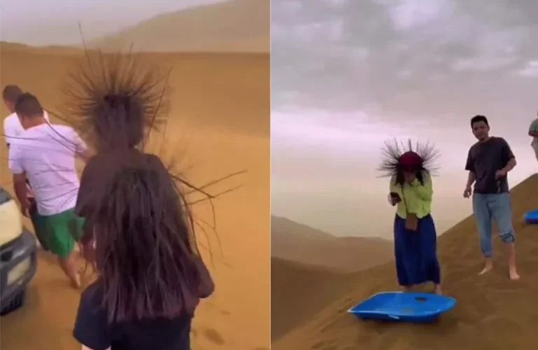 فيديو يشعل السعودية حول حقيقة  ما يحدث للسياح الاجانب عند زيارة الصحراء