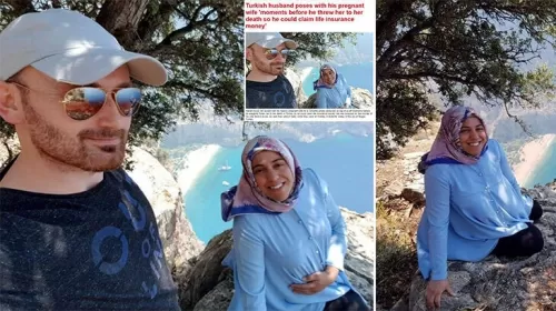 شاهد فيديو يوثق اللحظات الأخيرة للمرأة التي ألقاها زوجها من ارتفاع 1000 قدم