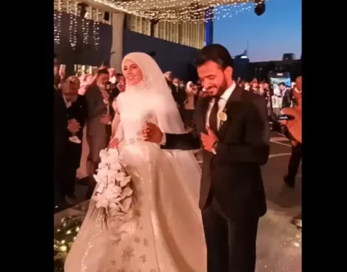 صور جديدة من حفل زفاف شاب يمني من ابنة مسؤول كبير في الرئاسة التركية