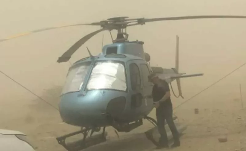 الفيديو الكامل لهبوط طائرة اضطرارياً بسبب الغبار وهذا مصير من كانو على متنها