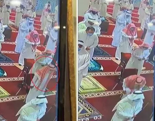 بالفيديو:  لحظة وفاة مسن سعودي أثناء صلاة الجمعة ثاني أيام عيد الفطر