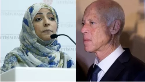 توكل كرمان تفتح النار على رئيس تونس