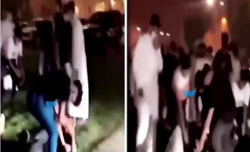 فيديو لمضاربة جماعية في السعودية استخدمت فيها اسلحة غريبة