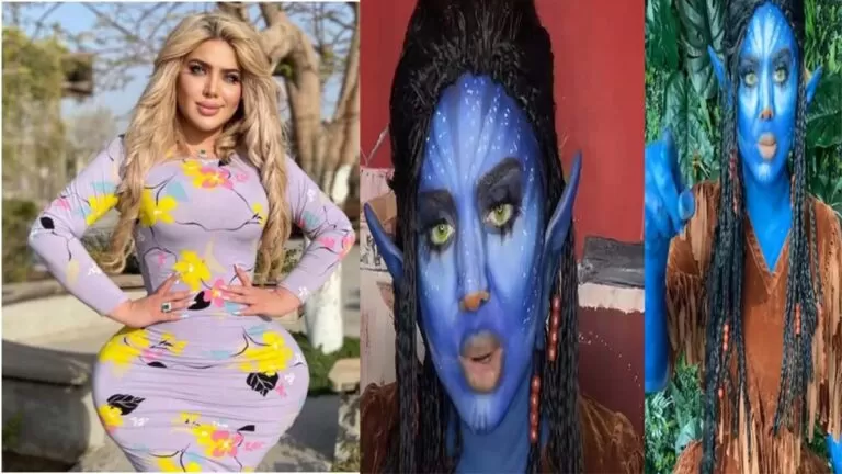 شاهد مروى راتب بعد ان خلعت ملابسها ودهنت نفسها بهذا اللون لسبب صادم