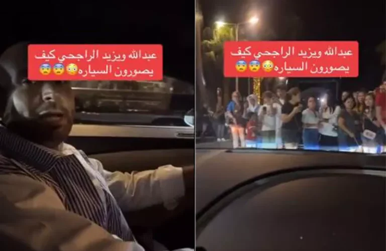 بالفيديو: شاهد ما فعله شباب سعوديون بسيارة يزيد الراجحي البوغاتي في لندن