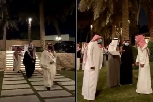 شاهد مراسيم العزاء في امير جديد من ال سعود توفي بهذه الطريقة