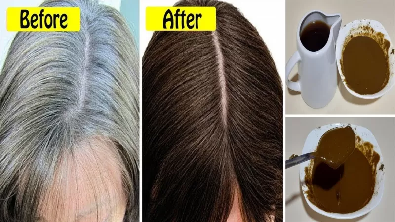 وداعاً للشيب والشعر الأبيض واهلاً بشعر اسود كالليل مع هذه الخلطة الرهيبة ومفعولها يبان خلال نص ساعة
