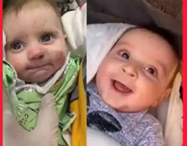 هل تذكرون ”الرضيع المعجزة” الذي خرج حيّا بعد 6 أيام تحت الأنقاض؟.. هكذا أصبح ”فيديو يأسر القلوب”
