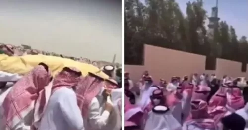 بالفيديو: جنازة كبيرة لثاني حارس شخصي لخادم الحرمين الشريفين بعد وفاة الفغم .. فيديو وتفاصيل