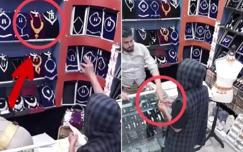 الفيديو الكامل لعملية سرقة محل ذهب في اليمن بمساعدة الجن
