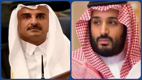 اتصال مفاجئ من أمير قطر بالأمير محمد بن سلمان وهذا ما دار فيه