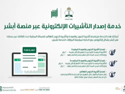 إصدار تأشيرة عبر ابشر الكترونيا ومعرفه الشروط وكيفيه الحصول علي الخدمة