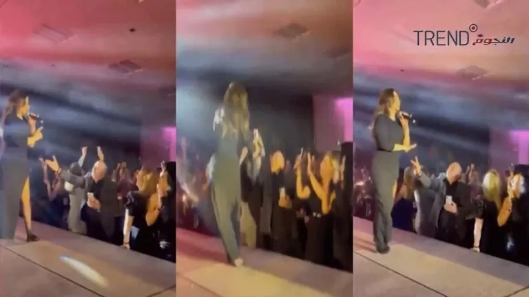 شاهد ما فعلته إليسا بمعجب حاول لمسها في منطقة حساسة