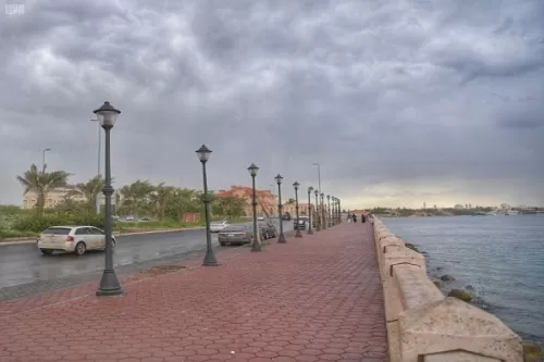 شاهد ما فعلته الامطار في مدينة جدة وكيف بدت شوارع المدينة