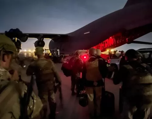 شاهد.. أول صور لقاعدة النسر السرية الأمريكية في أفغانستان بعد نسفها بالكامل