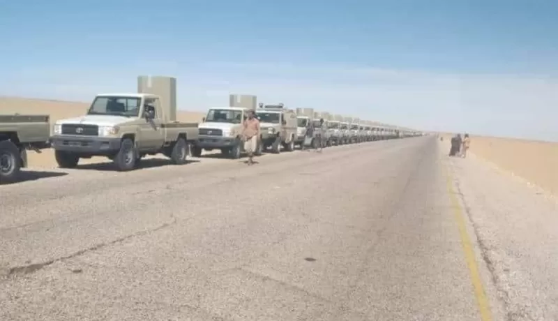 قادمة من السعودية… وصول دفعة كبيرة من المعدات والاليات العسكرية الى عدن… تفاصيل