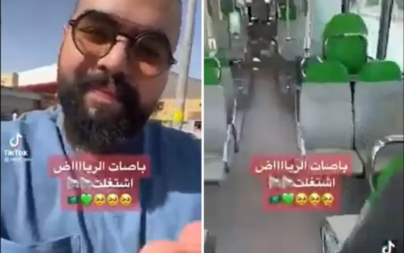 بالفيديو: مقيم مصري في السعودية  يحرج الجميع بما كشفه عن حقيقة الوضع داخل حافلات الرياض