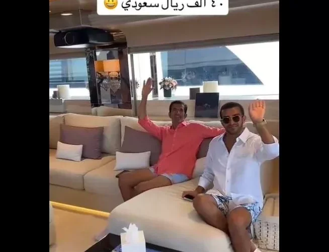 شاهد: فيديو صادم من الطائرة الخاصة ليزيد الراجحي