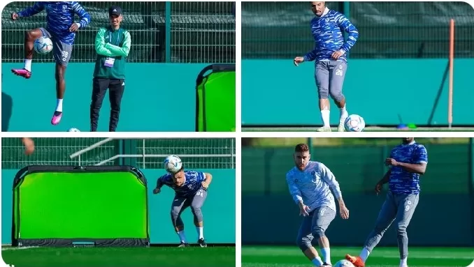 ‏بالصور..تحضيرات الهلال السعودي في الرباط لكأس العالم2023