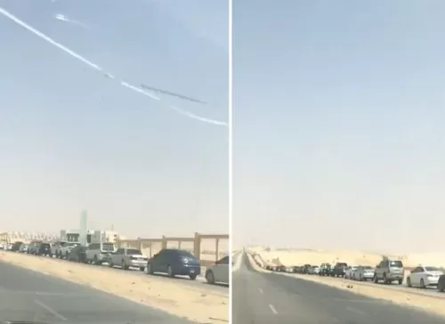 فيديو لأزمة خانقة في الرياض تسببت في طابور سيارات بلا نهاية في مشهد غير مسبوق بالمملكة