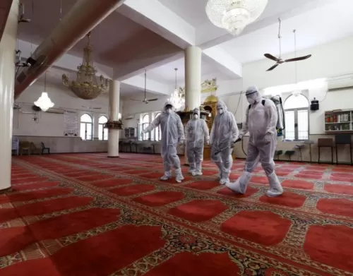 قائمة بالمساجد التي تم اغلاقها في السعودية خلال الساعات الماضية