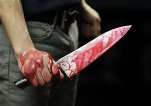 ذبح زوجته امام اطفاله بطريقة شيطانية