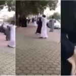 فتاة سعودية مراهقه تتوسل لشاب وسيم في مكان عام ان يفعل معها هذا الشيء المخجل والمعيب!! شاهد