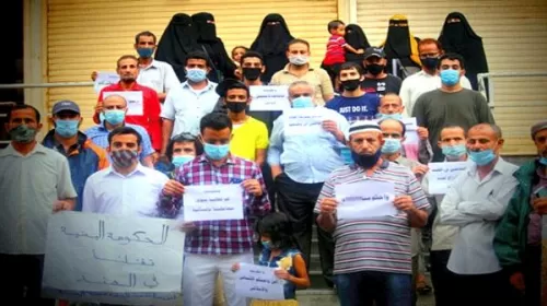 عالقون يمنيون في الهند: سفيرنا والقنصل في سياحة ونحن نتضور جوعاً
