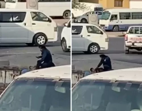 شاهد فيديو جديد من زاوية قريبة يوثق لحظة مقتل رجل الأمن الكويتي