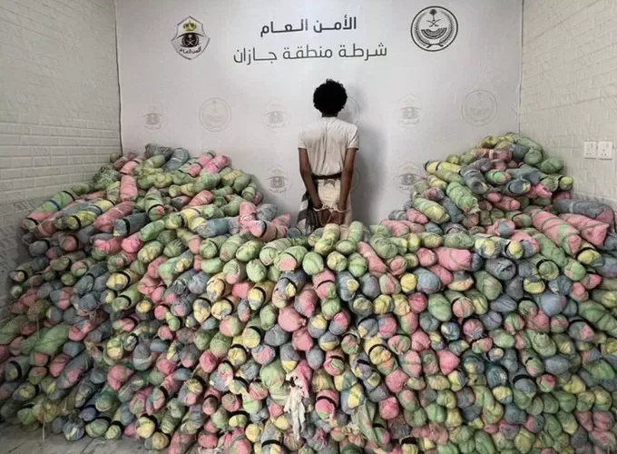 اليمني الذي حاول تهريب نصف طن قات إلى السعودية
