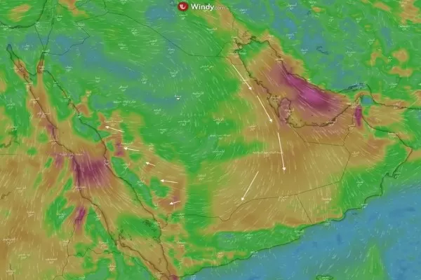 المسند يحدد موعد دخول الكتلة الباردة.. ويكشف عن المناطق المتأثرة بها