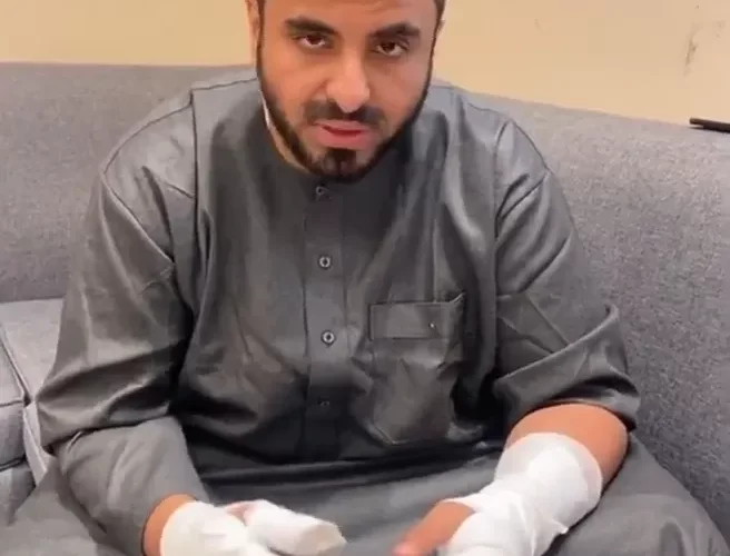 يالفيديو..احتراق الشيخ السعودي محمد عجب وبيته لهذا السبب