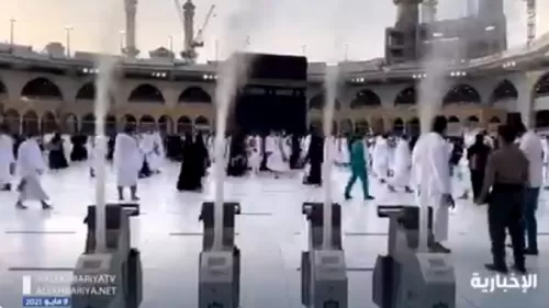 فيديو لما فعله كورونا في الحرم المكي وشيئ لا يصدق
