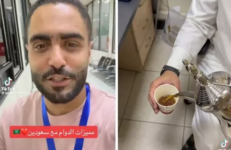 فيديو لمقيم مصري يكشف ما يحدث له عند الدوام مع الموظفين السعوديين