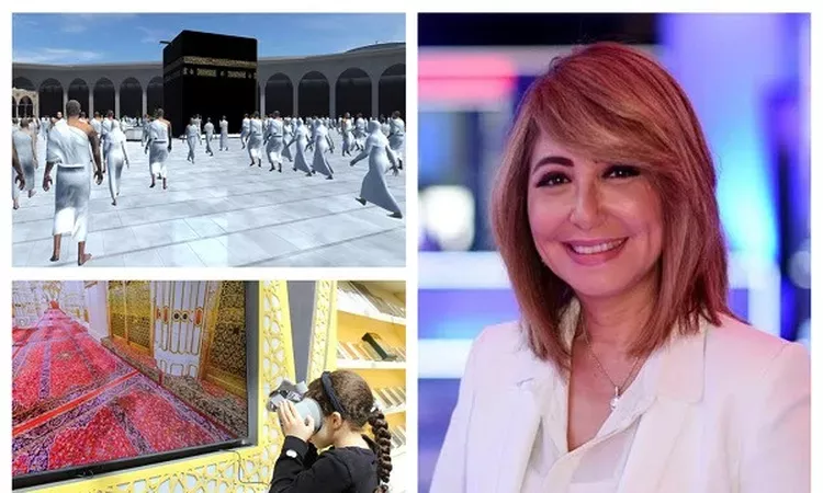 شاهد: لميس الحديدي ي موقف صعب بسبب الحج اونلاين