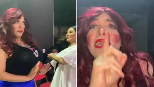السعودية.. فنان مصري مشهور يتحول إلى أنثى ويصدم جمهوره! (فيديو) !!