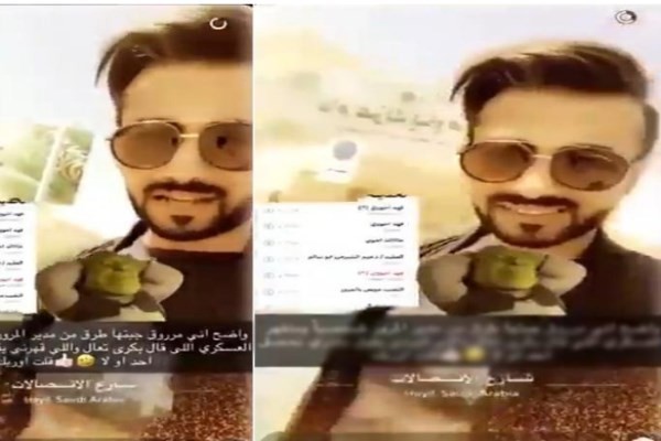 شاهد فيديو لشخص يتطاول على رجال المرور في السعودية وهكذا كان عقابة الغير متوقع