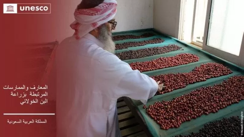 اليونسكو تقوم بتسجيل حداء الابل السعودي والبن الخولاني ضمن قائمة التراث الثقافي