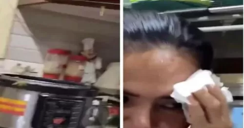 شاهد: انفجار قدر ضغط كهربائي في مطبخ خبيرة التجميل سارة فهد وإصابة خادمتها بجروح خطيرة