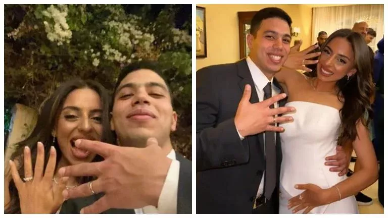 شاهد.. صور مسربة من خطوبة حفيد الزعيم عادل إمام تكشف تفاصيل صادمة عن حياته الخاصة