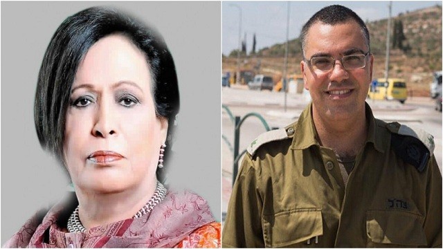 صورة .. ضجة إعلامية واسعة بعد تصريحات متحدث جيش الاحتلال لـ الفنانة حياة الفهد حول “أم هارون” !